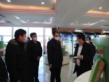 12月13日，市委書記王賀民蒞臨亞歐公司指導(dǎo)